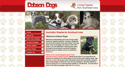 Desktop Screenshot of dobsondogs.com